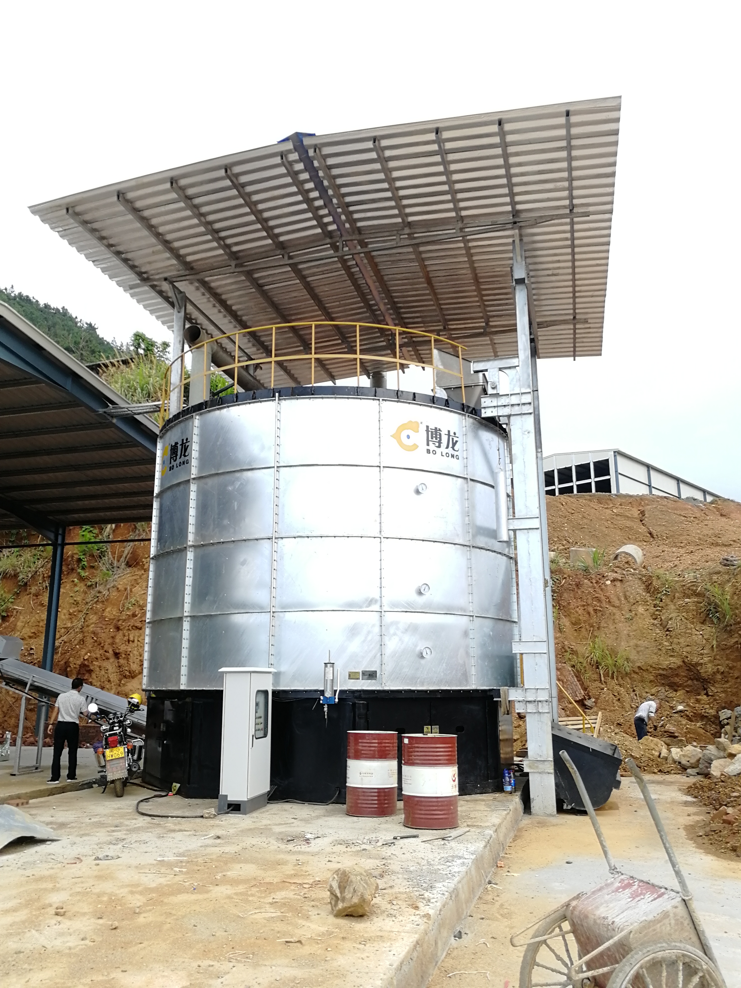 <h3>Design of faecal sludge treatment plant (FSTP) and </h3>
